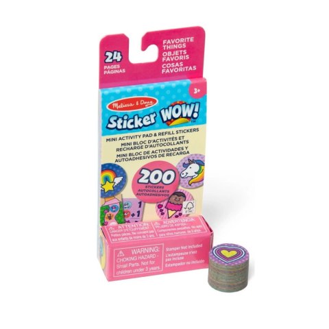 Sticker Wow - wkład + mini książeczka - Jednorożec Nefere Sticker Wow - wkład + mini książeczka - Jednorożec Nefere