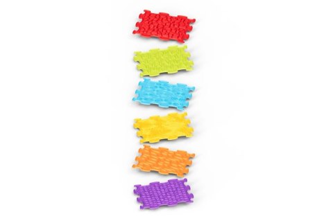 BiBi Sensory Mats 12 el. - maty sensoryczne dla dzieci 6m+ Meli