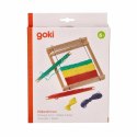 Goki krosno drewniane - mały warsztat tkacki dla dzieci 6+ Goki