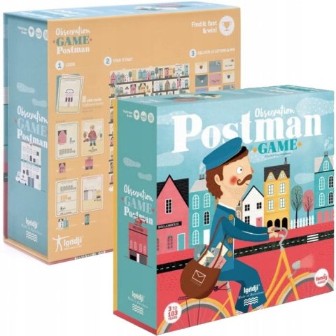 Gra obserwacyjna Postman Listonosz Londji dla rodziny 3+ Londji
