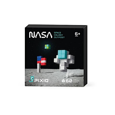 Klocki magnetyczne Pixio NASA Space Colony Outpost 60 elementów 6+ Pixio