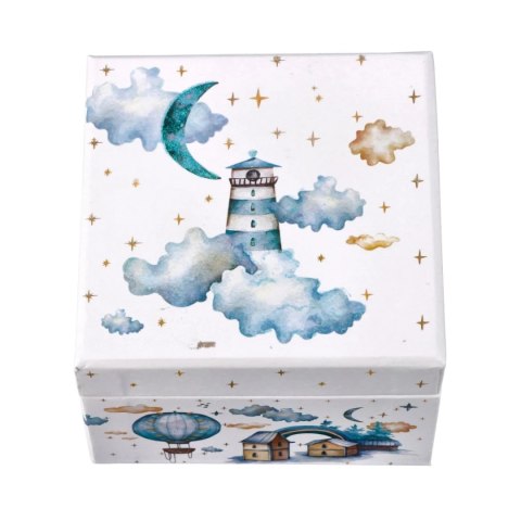 Niebieska pozytywka " Sweet Dreams" - szkatułka z baletnicą Adam Toys