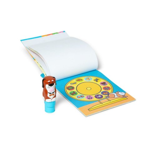 Sticker Wow - Książeczka i stempelek z naklejkami - Pies Nefere