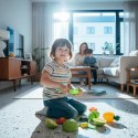 Warzywa i owoce do krojenia z deseczką 7 el. - Jinkee 3+ Jinkee