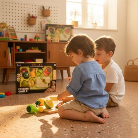 Warzywa i owoce do krojenia z deseczką 7 el. - Jinkee 3+ Jinkee