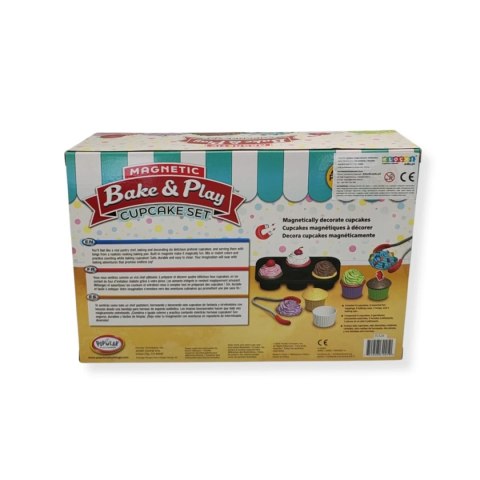 Zabawki magnetyczne dla dzieci - babeczki 25 el. Popular Playthings 3+ Popular Playthings