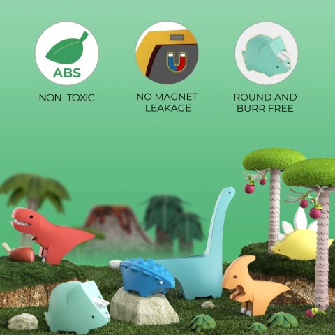 Figurki magnetyczne dinozaury 3D Ankylo i Para - Half Toys 3+ Half Toys