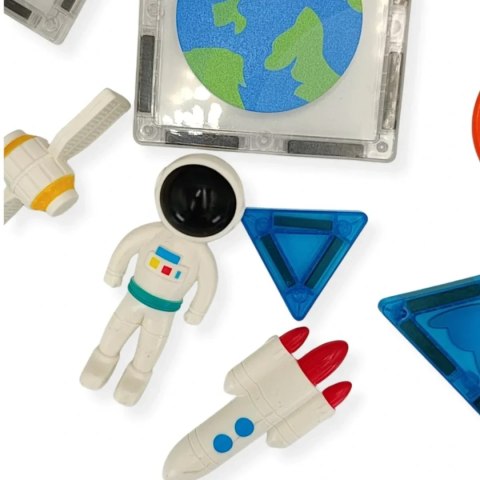 Klocki magnetyczne Kosmos 39 el. z astronautami - X-Bida 3+ X-Bida