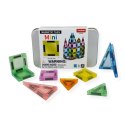 Klocki magnetyczne Mini 30 el. w puszce - Magnetic Mini Tiles 3+ X-Bida
