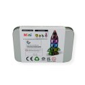 Klocki magnetyczne Mini 30 el. w puszce - Magnetic Mini Tiles 3+ X-Bida