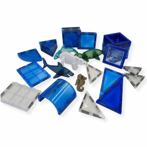 Klocki magnetyczne Ocean 68 el. Window Art - 3+ X-Bida