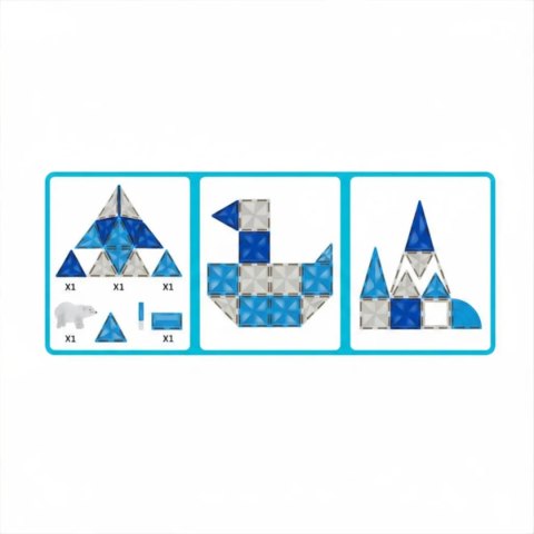 Klocki magnetyczne Ocean 68 el. Window Art - 3+ X-Bida