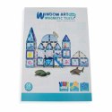 Klocki magnetyczne Ocean 68 el. Window Art - 3+ X-Bida