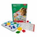 Klocki magnetyczne Tangram 20 el. układanka - z tablicą 3+ X-Bida