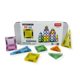 Klocki magnetyczne dla dzieci mini 42 el. - Magnetic Mini Tiles 3+ X-Bida
