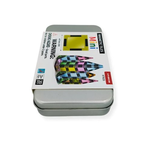 Klocki magnetyczne dla dzieci mini 42 el. - Magnetic Mini Tiles 3+ X-Bida