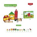 Klocki magnetyczne farma 26 el. - Magnetic Tiles 3+ X-Bida