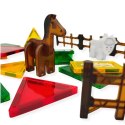Klocki magnetyczne farma 26 el. - Magnetic Tiles 3+ X-Bida