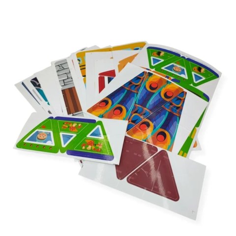 Klocki magnetyczne kalejdoskop 199 el. transparentne - X-Bida 3+ X-Bida