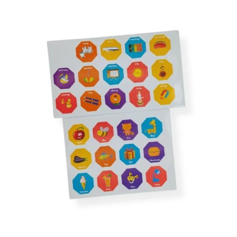 Klocki magnetyczne kulodrom tęczowy 95 el. - Magnetic Tiles 4+ X-Bida
