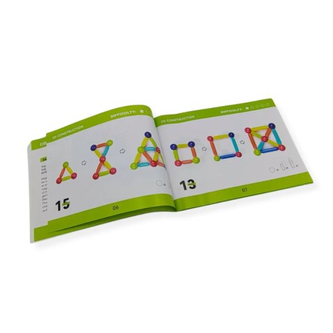 Klocki magnetyczne pałeczki i kulki 38 el. - CreatiViti 3+ Tong Le