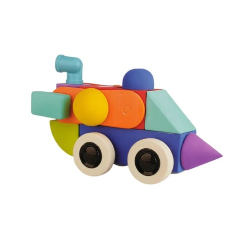 Klocki magnetyczne piankowe EVA 35 el. - MagTic 3+ Tong Le