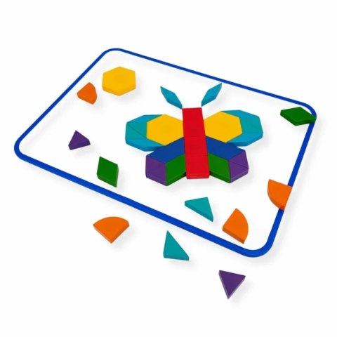 Klocki magnetyczne tangram 35 elementów - X-Bida 3+ X-Bida