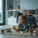 Klocki sensoryczne drewniane 22 el. z piaskiem - Kabi 2+ Kabi
