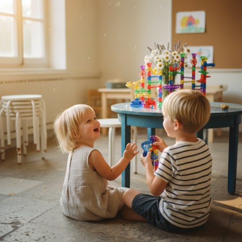 Kulodrom tor kulkowy 66 elementów - dla dzieci 3+ Tong Le