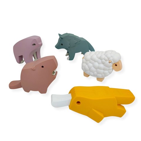 Magnetyczne figurki 3D zwierząt leśnych - Half Toys 3+ Half Toys