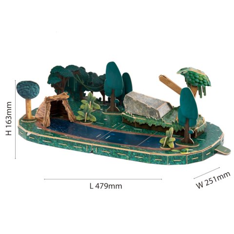 Magnetyczne figurki 3D zwierząt leśnych - Half Toys 3+ Half Toys