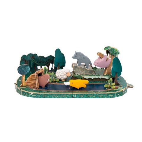 Magnetyczne figurki 3D zwierząt leśnych - Half Toys 3+ Half Toys