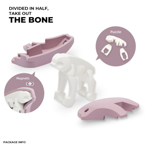 Magnetyczne figurki 3D zwierząt leśnych - Half Toys 3+ Half Toys