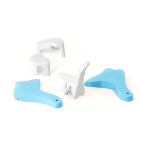 Magnetyczne figurki dinozaurów 3D rodzina - Half Toys 3+ Half Toys