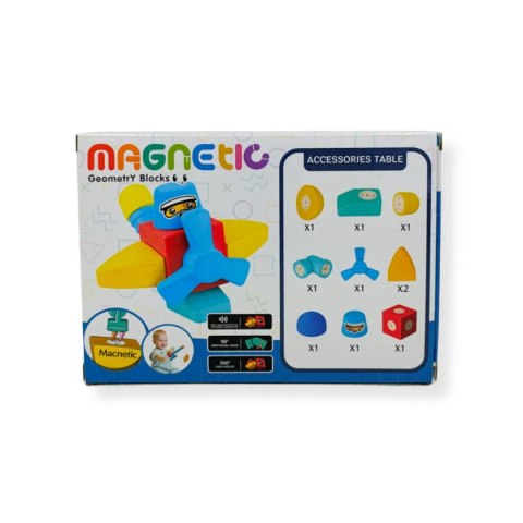Magnetyczne klocki piankowe EVA 10 el. - MagTic 3+ Tong Le