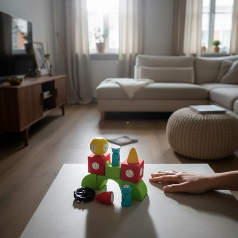 Magnetyczne klocki piankowe EVA 24 el. - MagTic 3+ Tong Le
