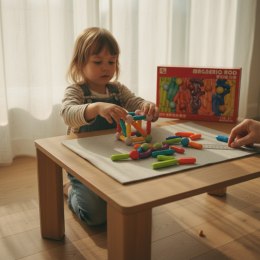 Magnetyczne pałeczki i kulki 178 el. - CreativiRod 3+ Tong Le
