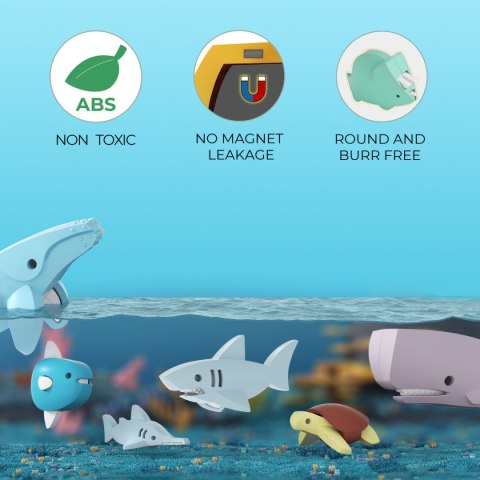 Magnetyczne zwierzaki Half Toys Ocean 3D - figurki dla dzieci 3+ Half Toys