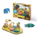 Magnetyczne zwierzaki Half Toys safari puzzle 3D - figurki 3+ Half Toys