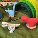 Magnetyczne zwierzaki puzzle 3D Half Toys - 24 szt. 3+ Half Toys