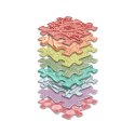Maty sensoryczne Tęcza Pastel 8 el. ścieżka - Muffik 12 msc+ Muffik