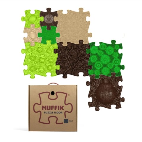 Muffik Barwy Natury - zestaw 9 mat sensorycznych 12 msc+ Muffik