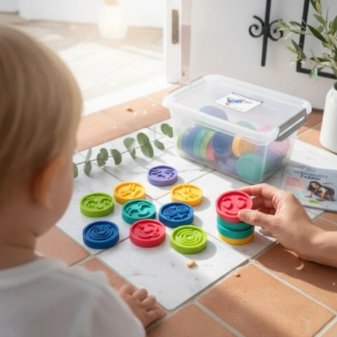 Puzzle sensoryczne Karuzela emocji 36 el. - Mom's Care 1+ Mom's Care