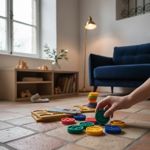 Puzzle sensoryczne Planeta zmysłów 68 el. - Mom's Care 1+ Mom's Care