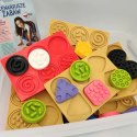 Sensoryczna tęcza - zestaw puzzli sensorycznych - dotyk, kształt - 45 el. 1+ Mom's Care