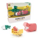 Zabawki magnetyczne 3D dla dzieci safari hipopotam i krokodyl - Half Toys 3+ Half Toys