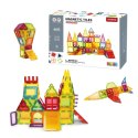 Klocki magnetyczne XL 66 elementów - Magnetic Tiles 3+ X-Bida