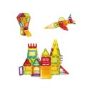 Klocki magnetyczne XL 66 elementów - Magnetic Tiles 3+ X-Bida