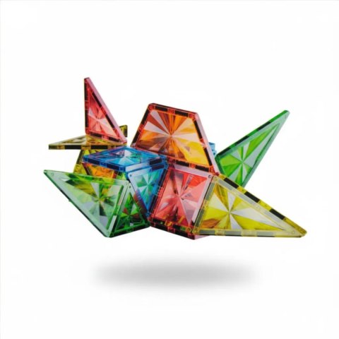 Klocki magnetyczne Magnetic Tiles 115 elementów - 3+ X-Bida
