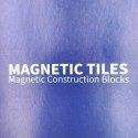 Klocki magnetyczne kosmiczne zestaw 60 elementów - 3+ X-Bida